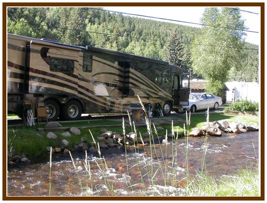 Cottonwood RV space 12 by Chicago Creek